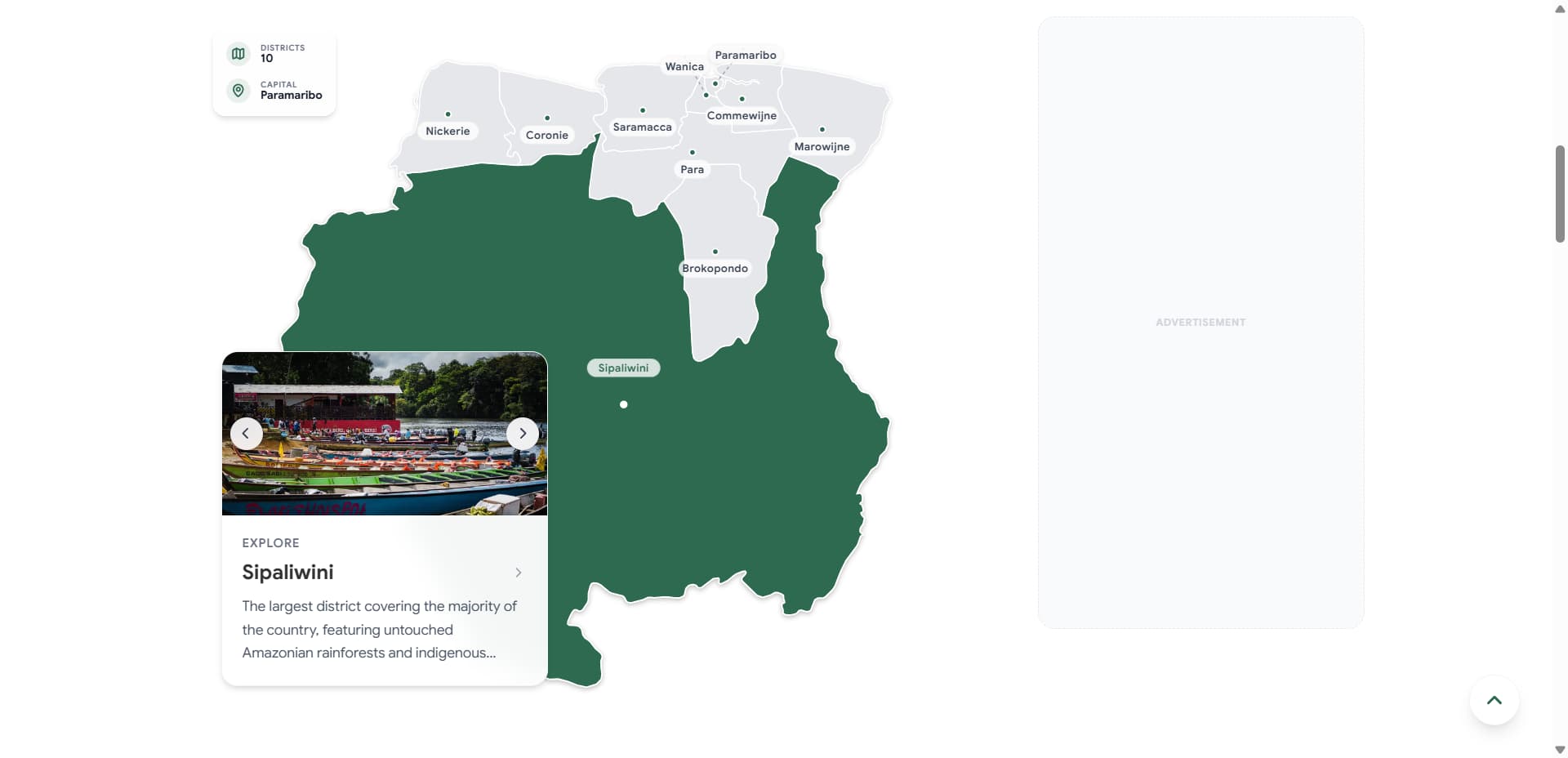 Suriname-guide.com screenshot 2