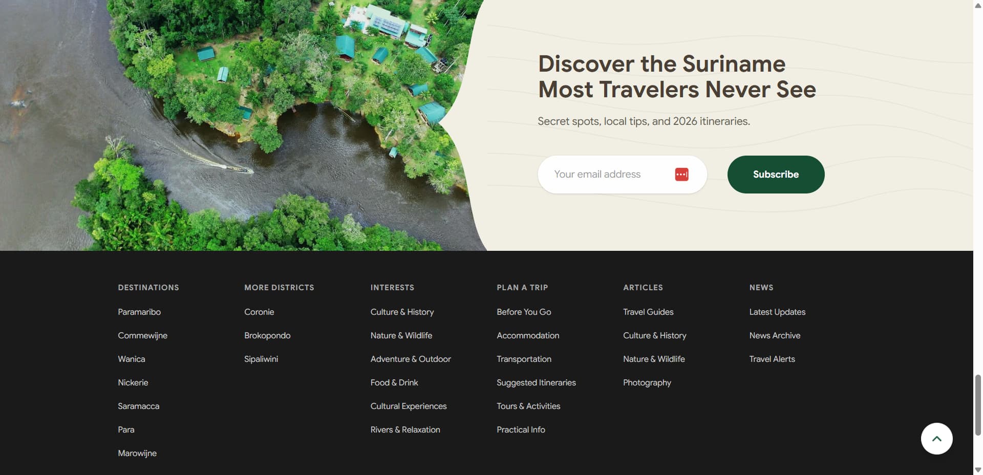 Suriname-guide.com screenshot 3