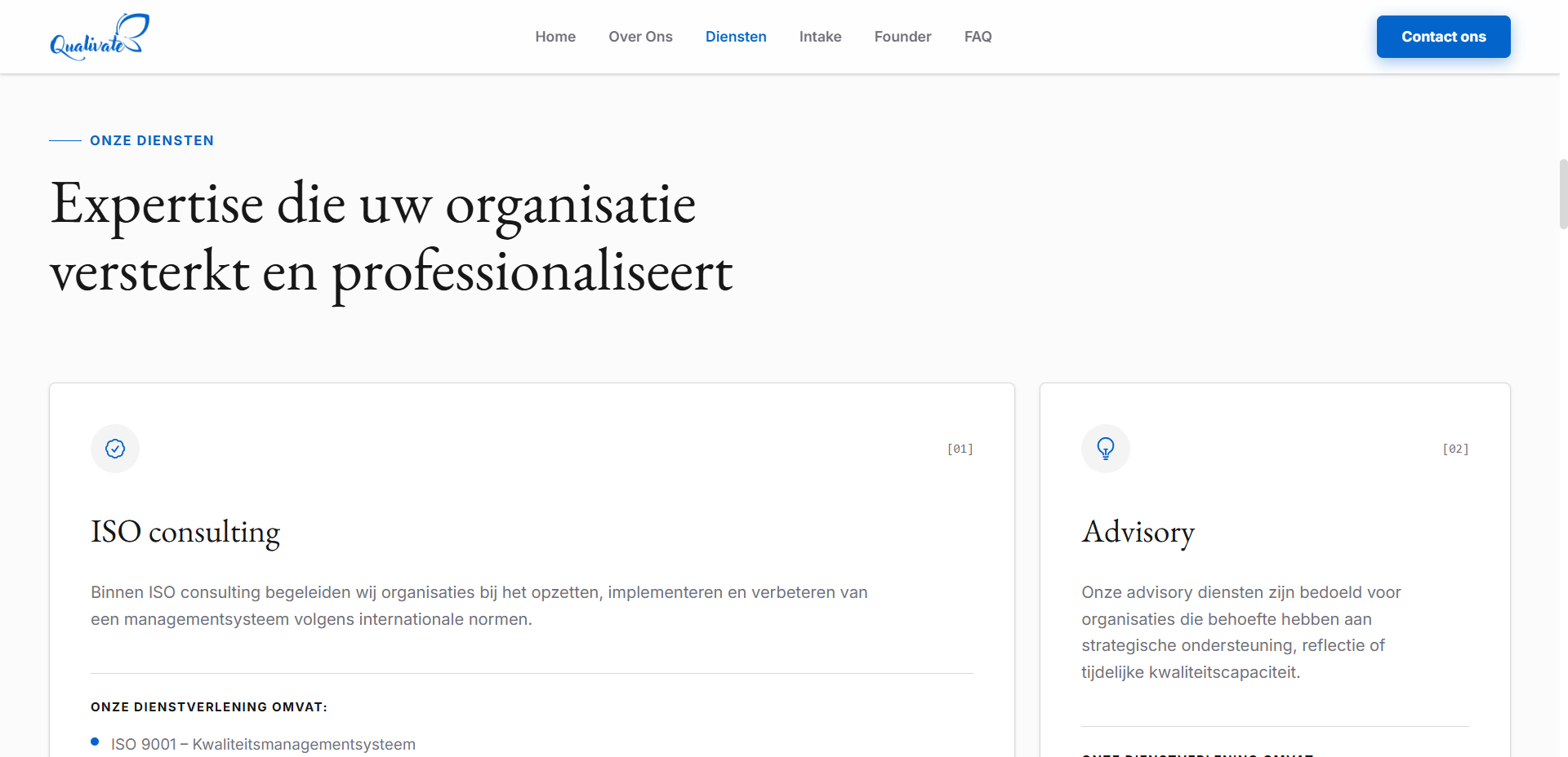Qualivate Consulting screenshot 2