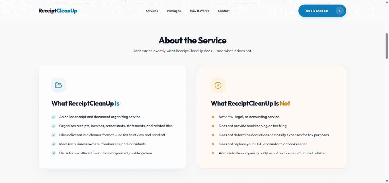 ReceiptCleanUp screenshot 2