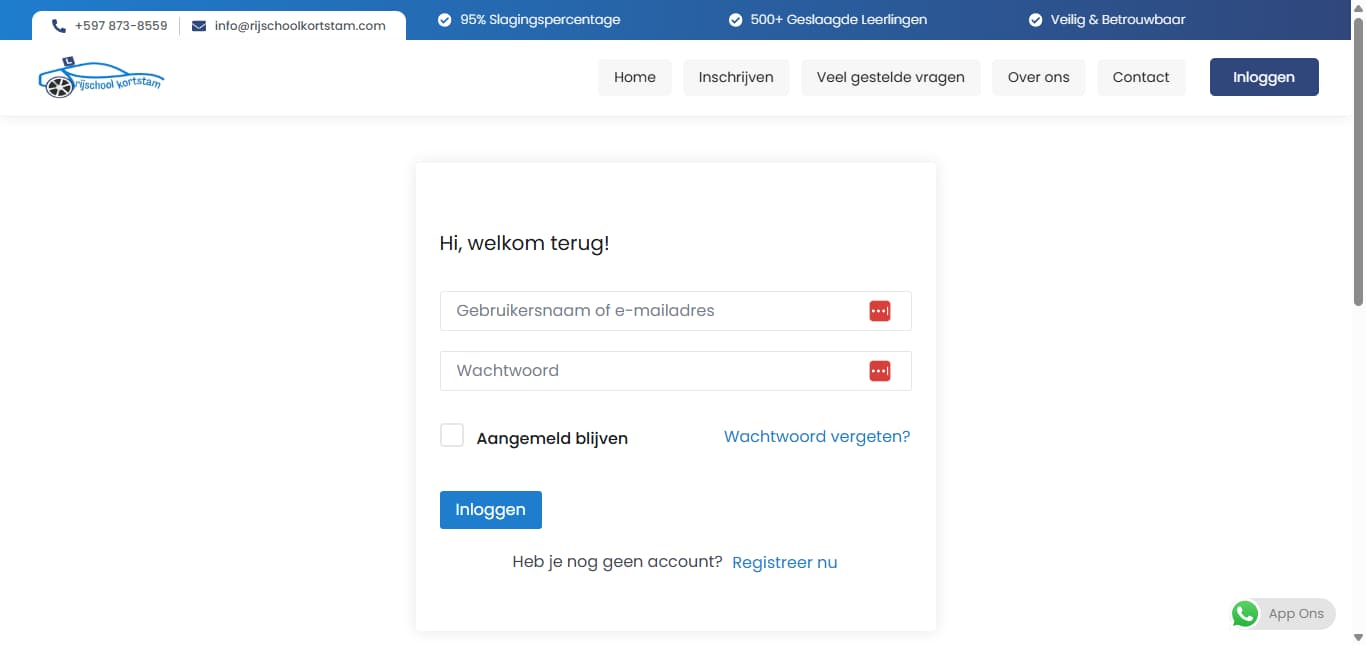 Rijschool Kortstam screenshot 4